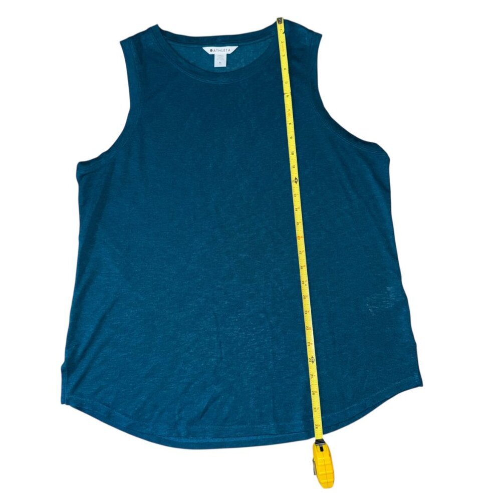 Athleta Breezy Tank Coastal Teal Womens Size XL - Picture 4 of 8